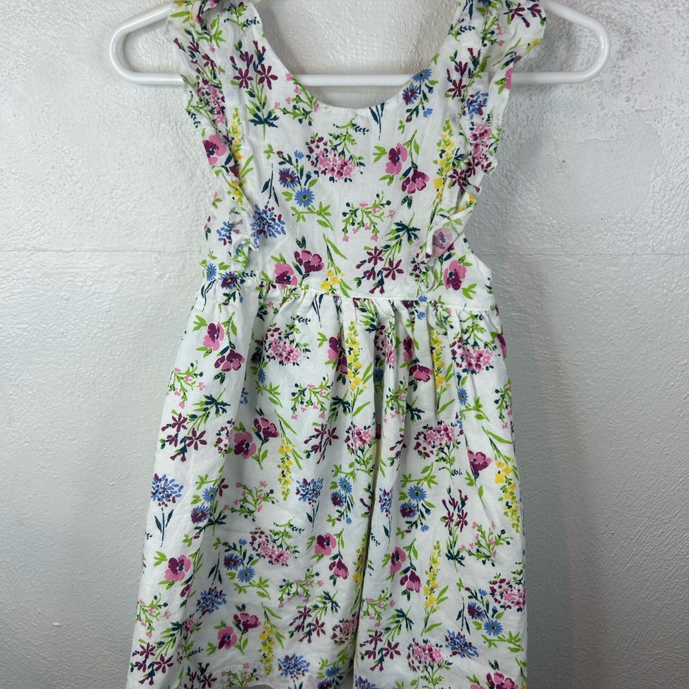 JoJo Maman Bebe Sleeveless Floral Kids Dress 12-18M
